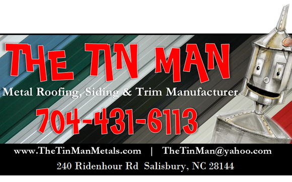 Metal Roofing or Metal Siding by The Tin Man I LLC - Metal Roofing & Siding Manufacturer