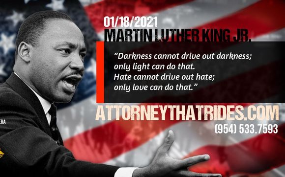 Celebrating MLK accomplishments! by Attorney That Rides - Injury Law