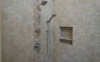 bathrooms by Custom stone tile