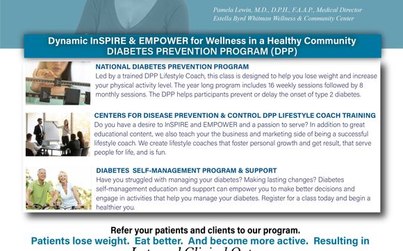 Medicare Diabetes Prevention Program - Weight Management by Dynamic Therapy and Wellness Services