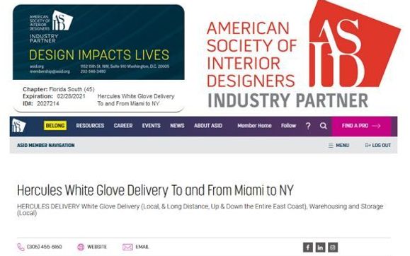 White Glove Delivery and Warehousing by Hercules White Glove Delivery