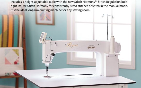 Baby Lock Long Arms and Sewing & Embroidery Machines by Sewing & Quilting Center