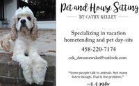 House/Pet Sitter by Cathy Kelley