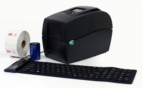 McAuley Labels GoDEX ZX1300Xi Thermal Label Printer – 300 DPI High-Res Industrial Barcode Printer, USB/Ethernet, 4\" Label Width
