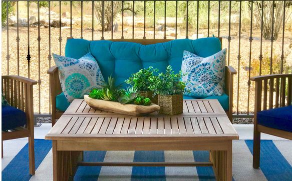 Patio with a View by Claire Mandel