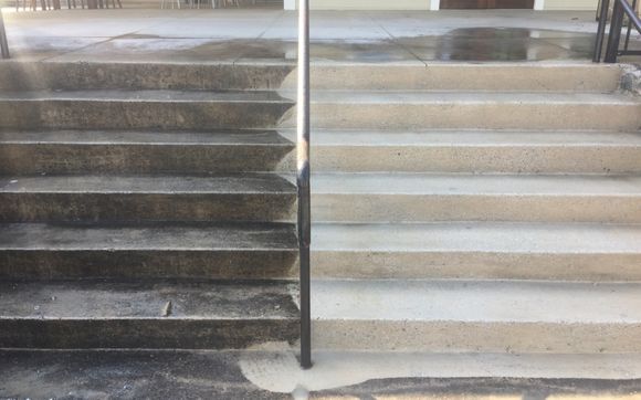 Concrete Cleaning by Peach State Softwash