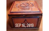 Small Masonic box. by Gerhold Leathercraft