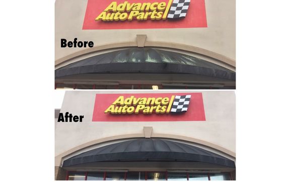 Awning Cleaning by Peach State Softwash