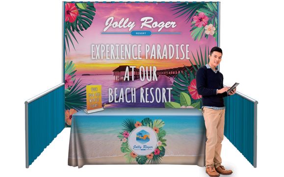 Banners- Trade Show - Table covers- and more.  by My Baby's Bubblegum