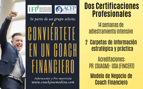 Coach Certificado en Finanzas Personales by Instituto de Finanzas Personales (IFP)