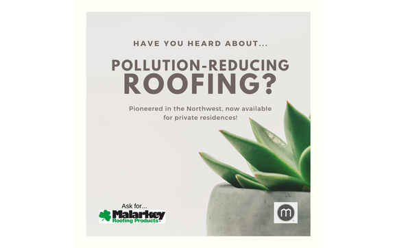 Pollution reducing Roofing by Masters Construction Services