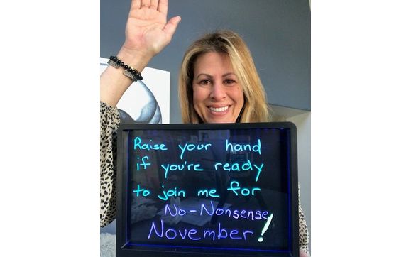 Join my No-Nonsense November accountability group by Ultimate You Life & Health Coaching