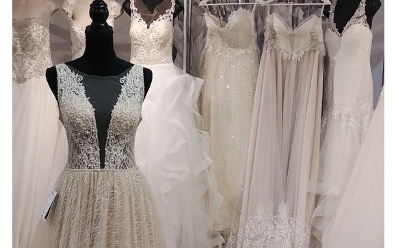 Wedding dresses and veils by Poshfair Bridal Boutique