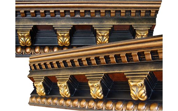 Crown Molding Stockport 9-1/4 in. CMF-028 by Fine Art Deco, Inc.