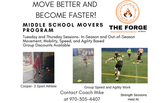 Middle School Movers Program by The Forge
