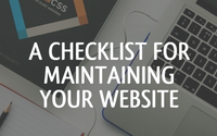 A Checklist For Maintaining Your Website by Cromie Creative Consultants