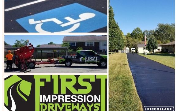 Asphalt Repair, Sealcoating, and Line Striping  by First Impression Driveways