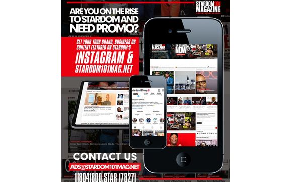 Social Media Collaborations and Promo Post  by Founder of Stardom Media, a multi-platform media and publishing company serving creators, brands, and organizations.