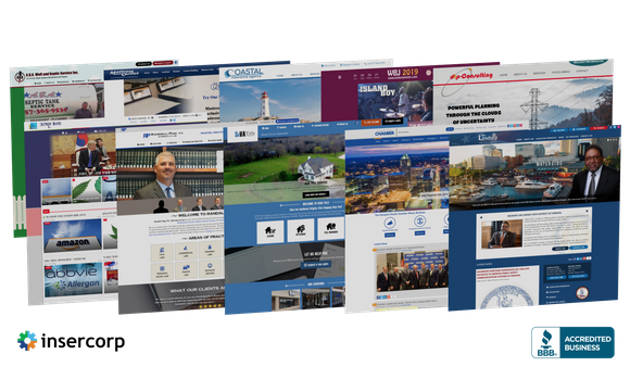 Custom Website Design and Development by Insercorp LTD