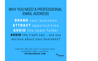 Do you use a free email service for your business? by Hawk Business Group, LLC
