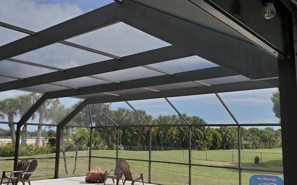 Pool cage rescreening by Southwest rescreen inc