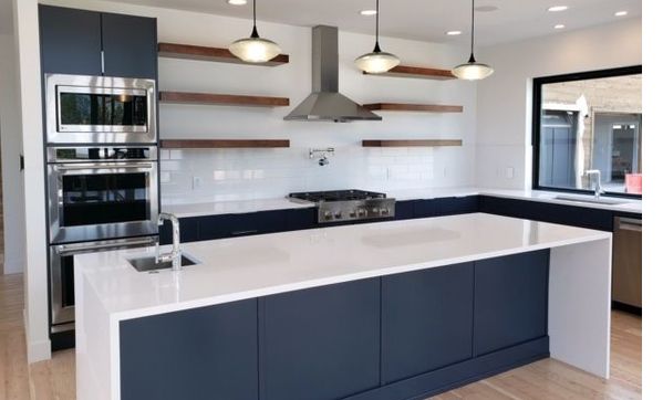 Kitchen and Bath Design by Silver City Stone Cabinetry and Tile