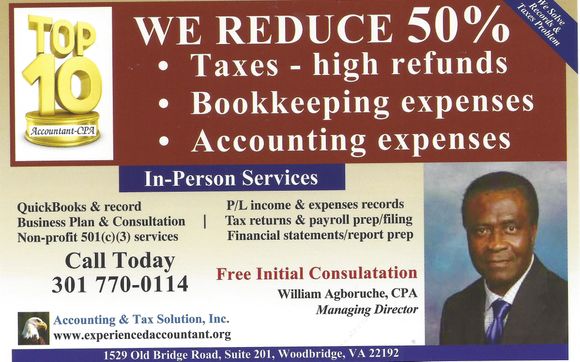 Accounting &amp; Tax CPA Services For Business Success by