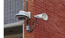 Outdoor 180 Perimeter Camera with Speaker by Humboldtcctv Inc