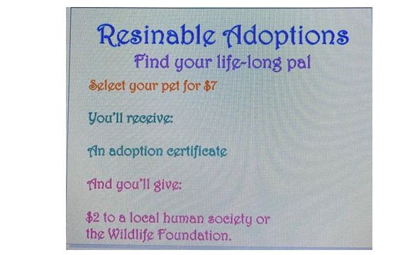 Resinable Adoption “Pets” by Country Reflection Crafts