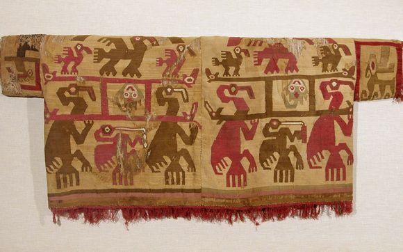 Chimu Tapestry Tunic circa 1100AD by DBFINEARTS, LLC  aka David Bernstein Precolumbian Art