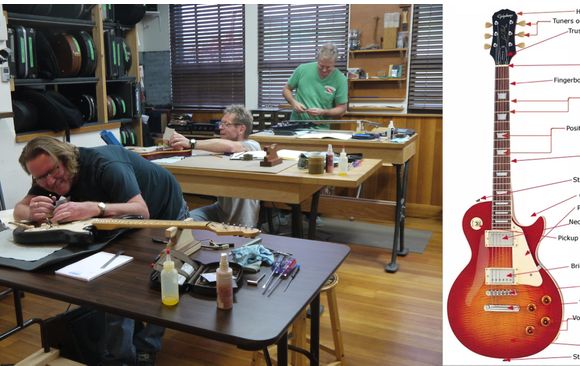 Set Up Classes and Repair Lessons by Nicole Alosinac Luthiery