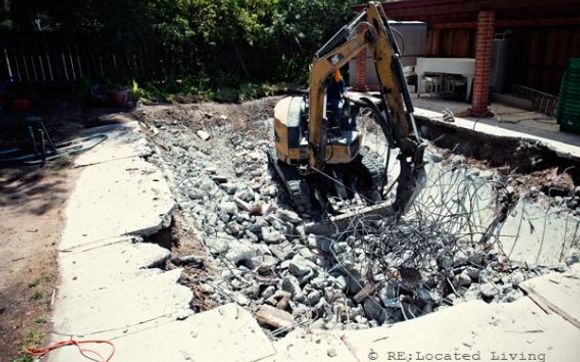 Pool Demolition by Bill's Earth Services