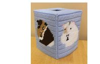 Guinea Pig Tissue Box Cover  by Country Reflection Crafts