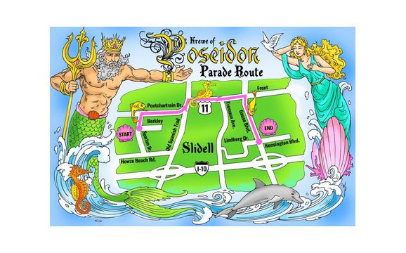 Slidell Mardi Gras | Krewe of Poseidon by The Neighborhood Korner