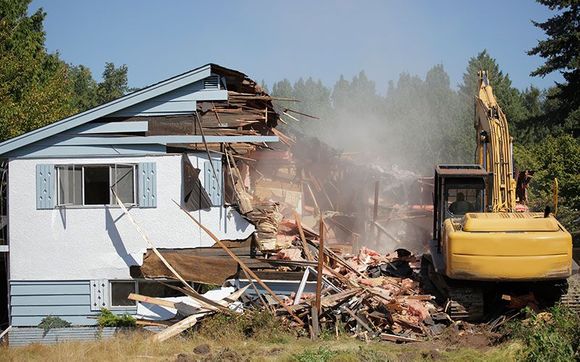 House demolition by Bill's Earth Services