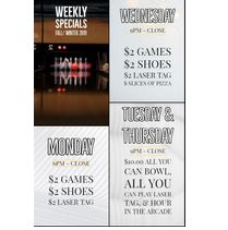 Weekly Specials! by Western Bowl