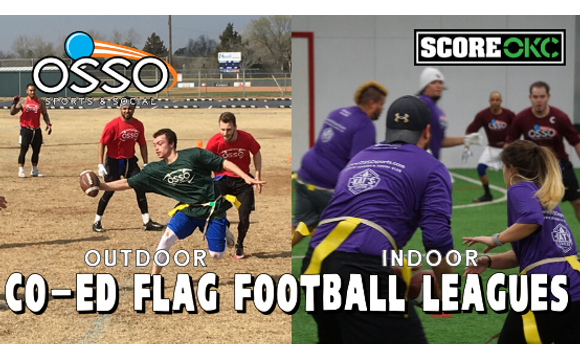 Adult Co-Ed Flag Football Leagues - Spring/Summer/Fall/Winter by OSSO Sports & Social
