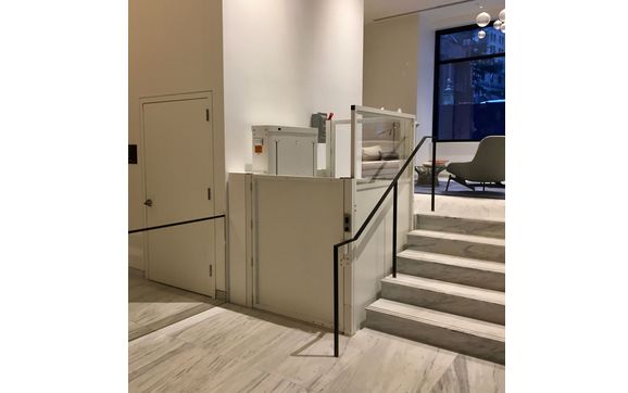 Lift for a Manhattan lobby by Alpha Care Supply