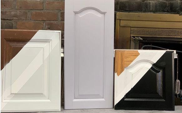 Cabinet refinishing and kitchen cabinet painting  by ProFresh Painting