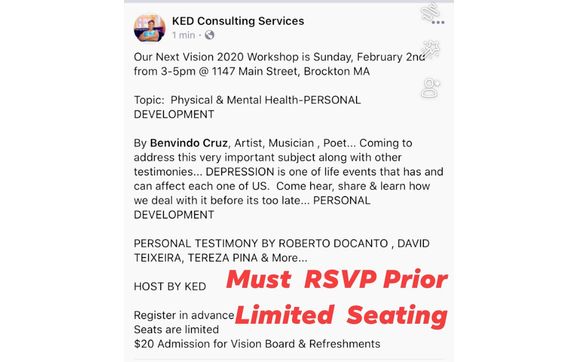 KED 857.701.3686 RSVP by KED CONSULTING SERVICES