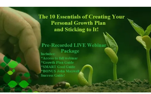 Pre-Recorded LIVE Webinar-The 10 Essentials of Creating Your Personal Growth Plan and Sticking to It by The Lou Everett Group