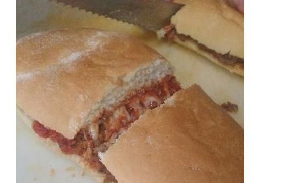 Meatball grinder! by Antones Italian Food