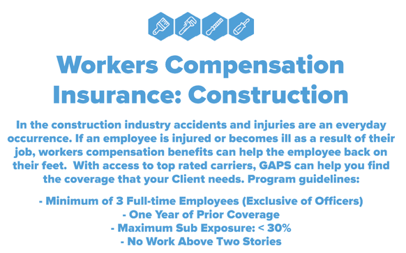 Workers Compensation Insurance: Construction Industry by GAPS Insurance ...