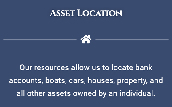 Asset Investigations by Gabel Recovery Group