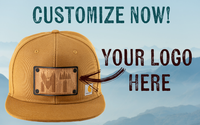 Wood & Metal Plate Patch Hats by Last Best Supply Co