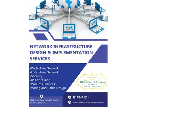 IT Design & Implementation Services by Middletons Cleaning & Maintenance Services
