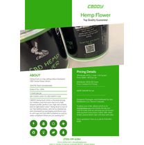 Hemp Kush 7g Jars by CBDDY CBD