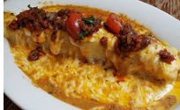 Crawfish Enchilada con Queso  by Gabrielle Restaurant