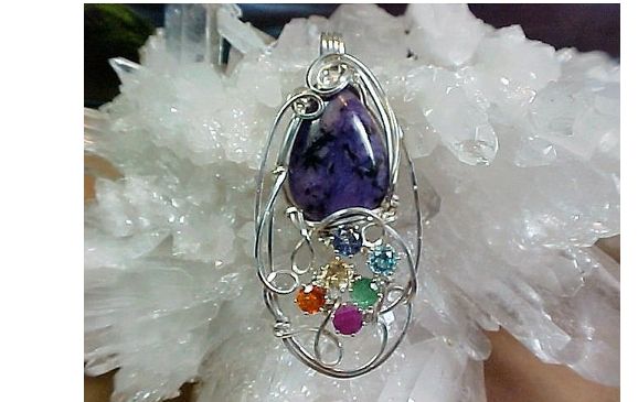 Custom wire art and silver-smithed crystal and natural stone jewelry by ...