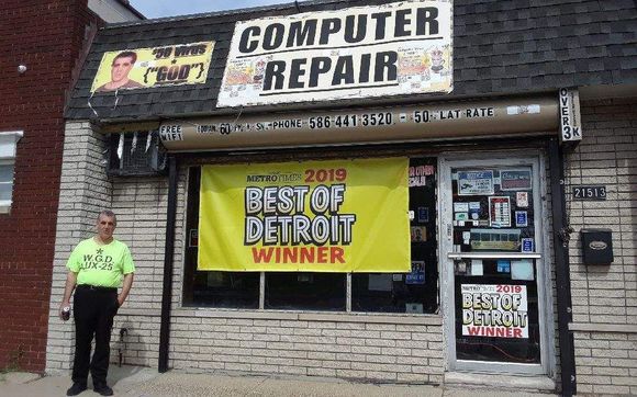 METROTIMES BEST DETROIT VOTE COMPUTER VIRUS GOD by Mobile Computer Repair Doctor
